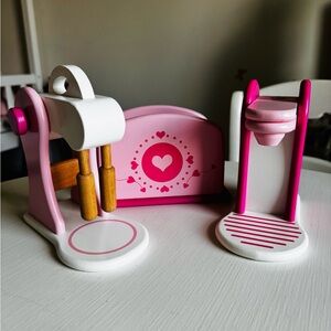 Pink and White Toy Kitchen Set